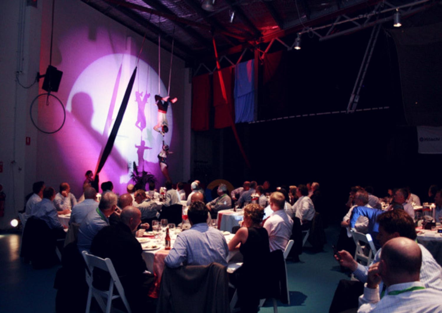 Circus Arts was hired for a 450 people function