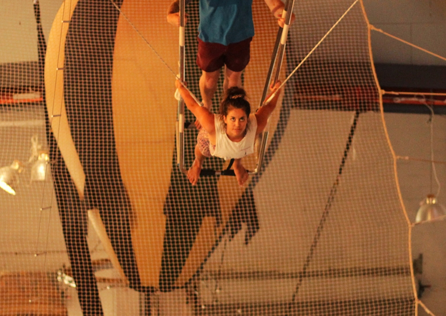 Flying trapeze intensive boosting